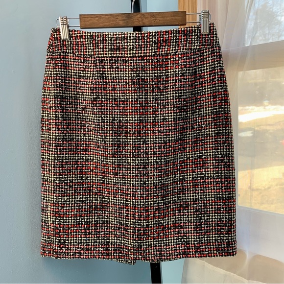 NWT Banana Republic Vermillion Tweed Pencil Skirt - Picture 5 of 9